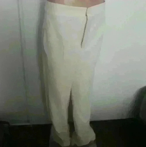 NWT Zara sexy cocktail trendy straight leg party wedding office pant trouser M - Picture 2 of 7